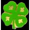 IRISH 4 LEAF CLOVER PIN