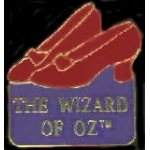 WIZARD OF OZ DOROTHYS RUBY SLIPPERS PIN
