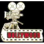 HOLLYWOOD CAMERA FILMSTRIP PIN