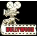 HOLLYWOOD CAMERA FILMSTRIP PIN