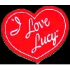 I LOVE LUCY HEART PIN