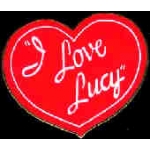 I LOVE LUCY HEART PIN