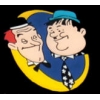 LAUREL AND HARDY COMBO PIN