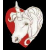 UNICORN HEART PIN