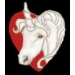 UNICORN HEART PIN