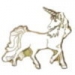 UNICORN PIN STANDING WHITE UNICORN PIN 