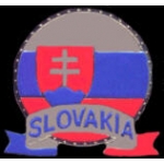 SLOVAKIA FLAG EMBLEM PIN