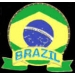 BRAZIL FLAG EMBLEM PIN