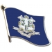 CONNECTICUT PIN STATE FLAG PIN