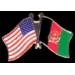 AFGHANISTAN FLAG AND USA CROSSED FLAG PIN FRIENDSHIP FLAG PINS