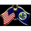 ORGANIZATION OF AMERICAN STATES PIN OAS USA CROSSED FLAGS PIN