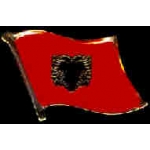 ALBANIA PIN COUNTRY FLAG PIN