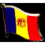 ANDORRA PIN COUNTRY FLAG PIN