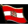 AUSTRIA OLD STYLE WITH EAGLE PIN COUNTRY FLAG PIN