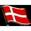DENMARK PIN COUNTRY FLAG PIN