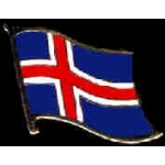 ICELAND PIN COUNTRY FLAG PIN