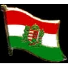 HUNGARY OLD PIN COUNTRY FLAG PIN