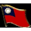 TAIWAN PIN COUNTRY FLAG PIN