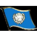 UNITED NATIONS PIN UN FLAG PIN