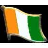 COTE D IVORY COAST PIN COUNTRY FLAG PIN