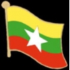 MYANMAR PIN BURMA PIN COUNTRY FLAG PIN