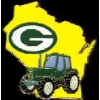 GREEN BAY PACKERS PIN STATE STYLE PIN