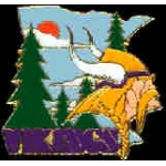 MINNESOTA VIKINGS CITY PIN NEW STYLE