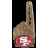 SAN FRANCISCO 49ERS FAN PIN