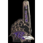 BALTIMORE RAVENS FAN PIN