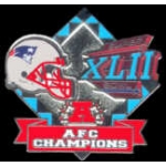 NEW ENGLAND PATRIOTS 2007 AFC CHAMPION PIN