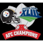 PITTSBURGH STEELERS 2008 AFC CHAMPION PIN