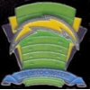 SAN DIEGO CHARGERS PIN FOOTBALL LOGO FIELD PIN