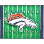 DENVER BRONCOS PIN FOOTBALL FIELD YARDAGE PIN