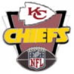 KANSAS CITY CHIEFS PIN FOOTBALL VICTORY PIN