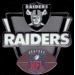 OAKLAND RAIDERS PIN FOOTBALL VICTORY PIN