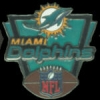 MIAMI DOLPHINS PIN FOOTBALL VICTORY PIN