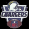 SAN DIEGO CHARGERS PIN FOOTBALL VICTORY PIN