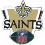 NEW ORLEANS SAINTS PIN FOOTBALL VICTORY PIN