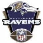 BALTIMORE RAVENS PIN FOOTBALL VICTORY PIN