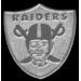 OAKLAND RAIDERS SILVER SHIELD PIN