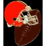 CLEVELAND BROWNS KICK OFF PIN