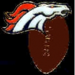 DENVER BRONCOS KICK OFF PIN