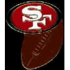 SAN FRANCISCO 49ERS KICK OFF PIN