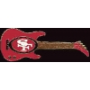 SAN FRANCISCO 49ERS GUITAR PIN