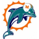 MIAMI DOLPHINS PIN OLD STYLE LOGO PIN