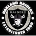 OAKLAND RAIDERS PIN ESTABLISHED YEAR RAIDERS PIN