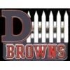 CLEVELAND BROWNS D-FENCE PIN 