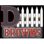 CLEVELAND BROWNS D-FENCE PIN 