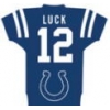 INDIANAPOLIS COLTS ANDREW LUCK JERSEY PIN
