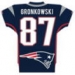 NEW ENGLAND PATRIOTS ROB GRONKOWSKI JERSEY PIN